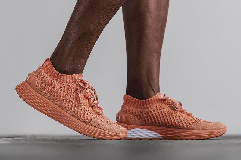 Nobull Melon Knit Runner Women's Running Shoes Orange | USA B1690E